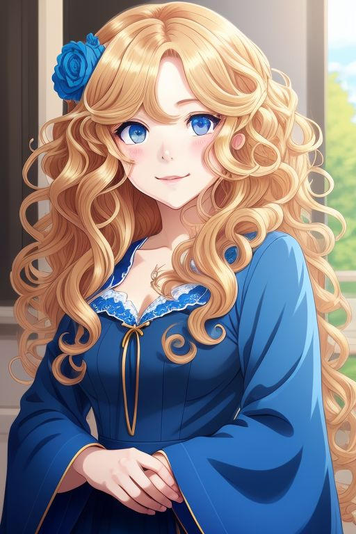 Breathtaking Curly Hair Princess Image in 4K Breathtaking Curly Hair Princess Image in 4K