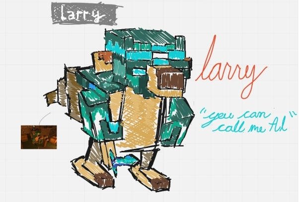Larry Favorite Design Larry concept design by Alternatealtart on DeviantArt