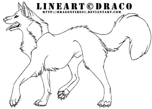 Wolf Lineart 2