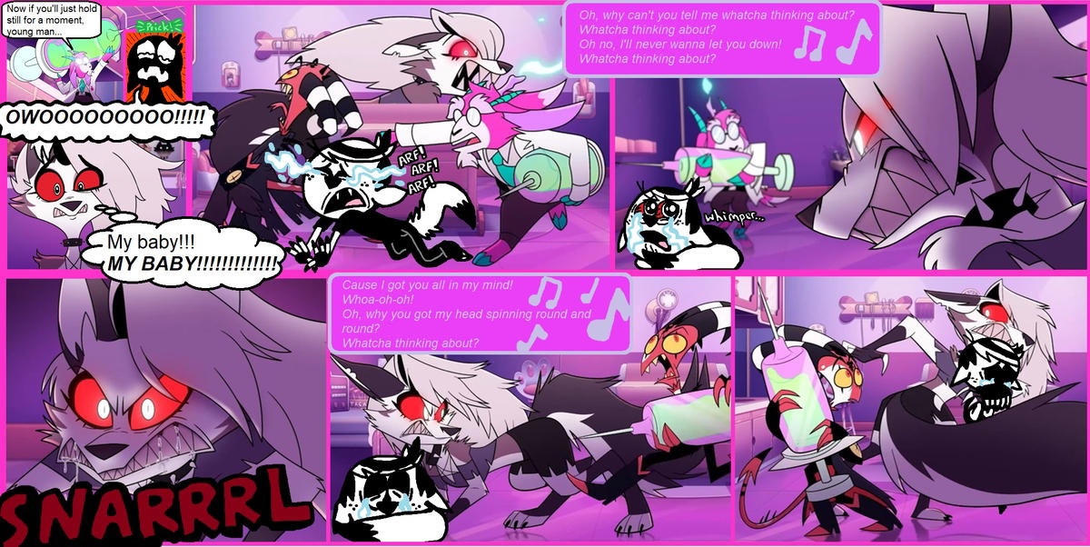 Loona Rage helluva pup (70) loona's mother rage by memearcwar on DeviantArt