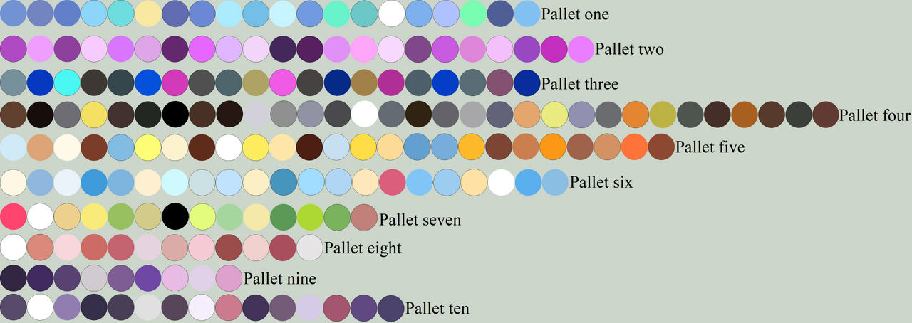 Free Random Color Pallet Fifty-Seven by WhiteMageHealer on DeviantArt