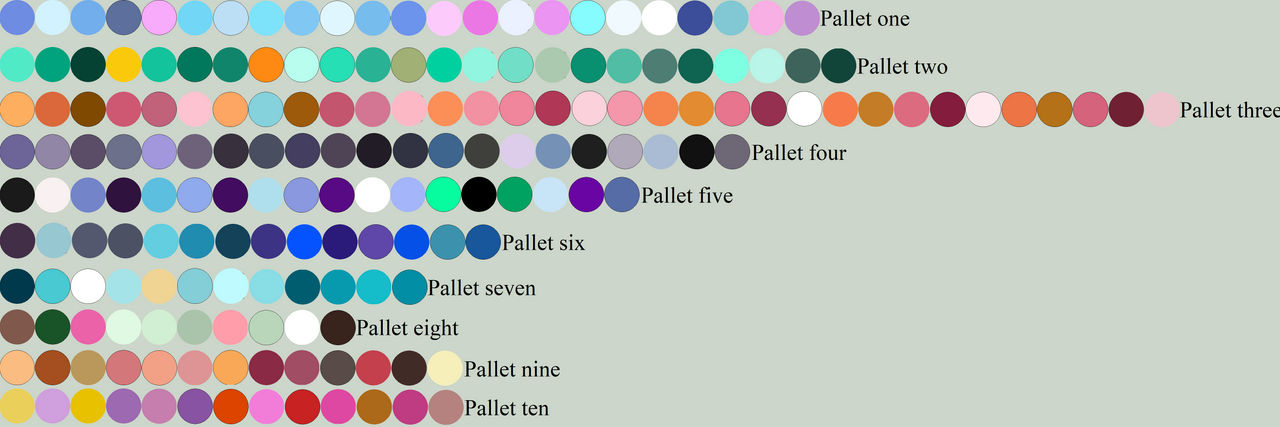 Free Random Color Pallet Eighty-Seven by WhiteMageHealer on DeviantArt