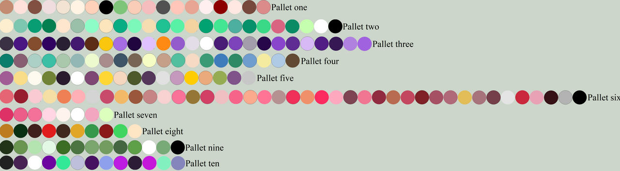 Free Random Color Pallet Ninety-Four by WhiteMageHealer on DeviantArt