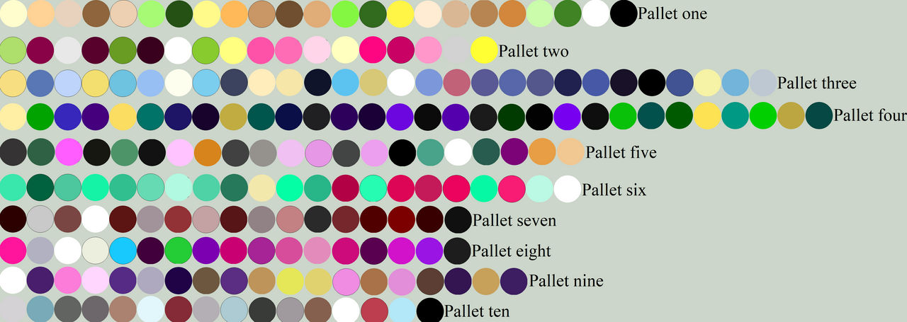 Free Random Color Pallet 129 by WhiteMageHealer on DeviantArt