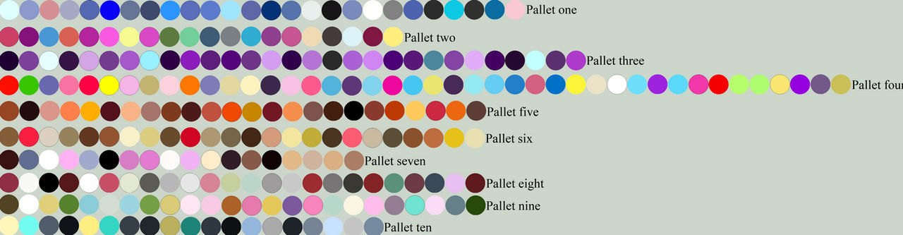 Free Random Color Pallet 130 by WhiteMageHealer on DeviantArt