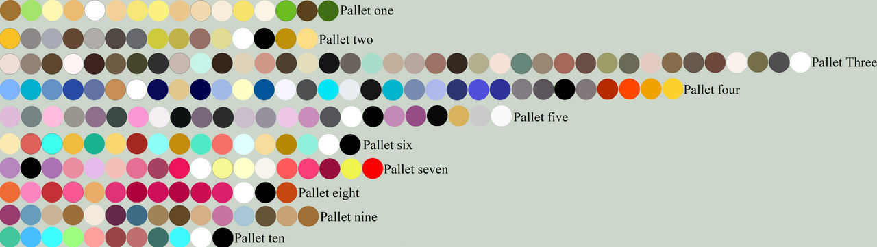 Free Random Color Pallet 153 by WhiteMageHealer on DeviantArt