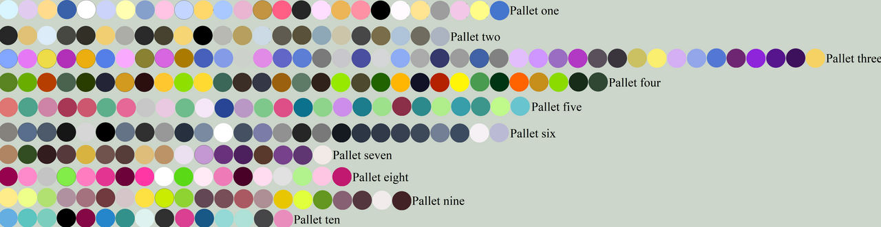 Random Pallet Free Random Color Pallet 158 by WhiteMageHealer on DeviantArt