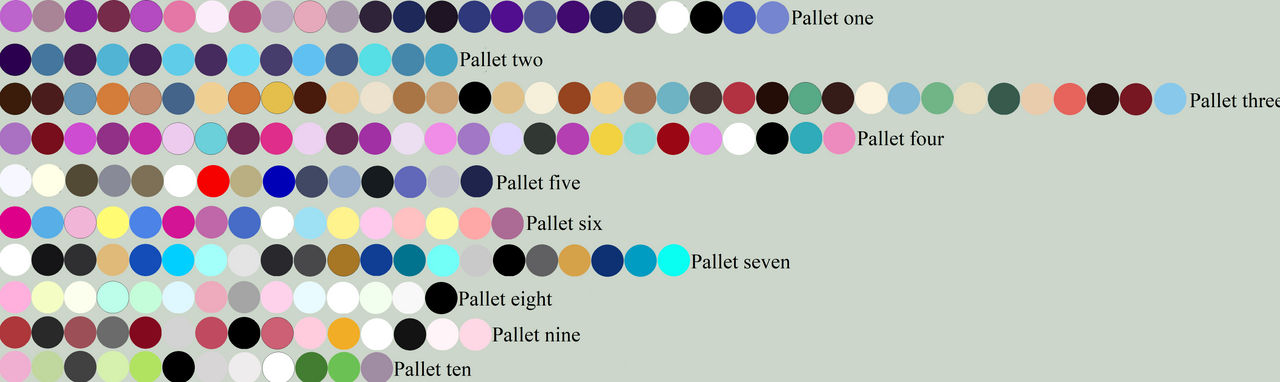 Random Pallet Free Random Color Pallet 162 by WhiteMageHealer on DeviantArt