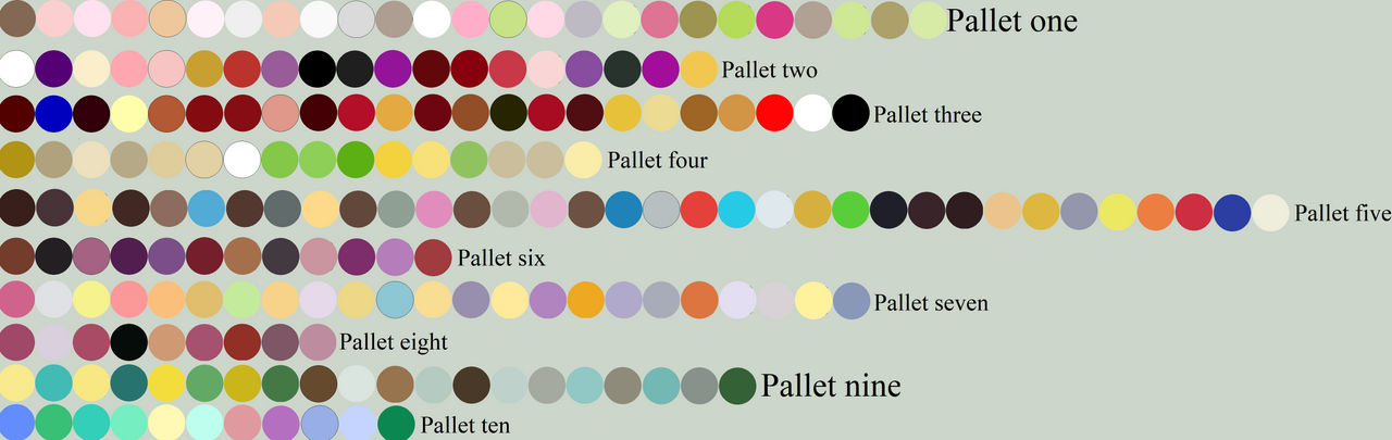 Free Random Color Pallet 168 by WhiteMageHealer on DeviantArt