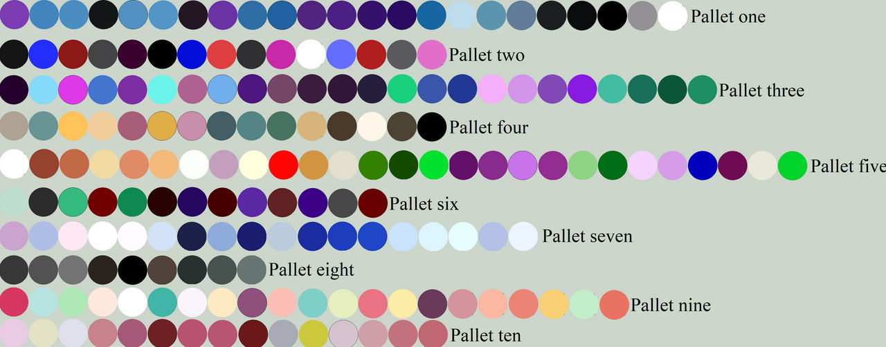 Free Random Color Pallet 175 by WhiteMageHealer on DeviantArt