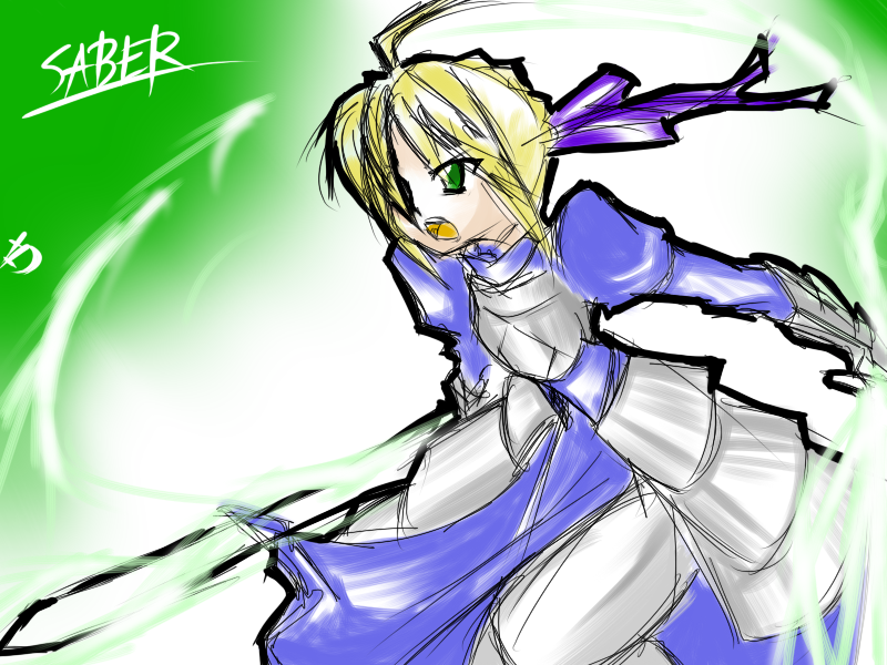 Saber sketch 1