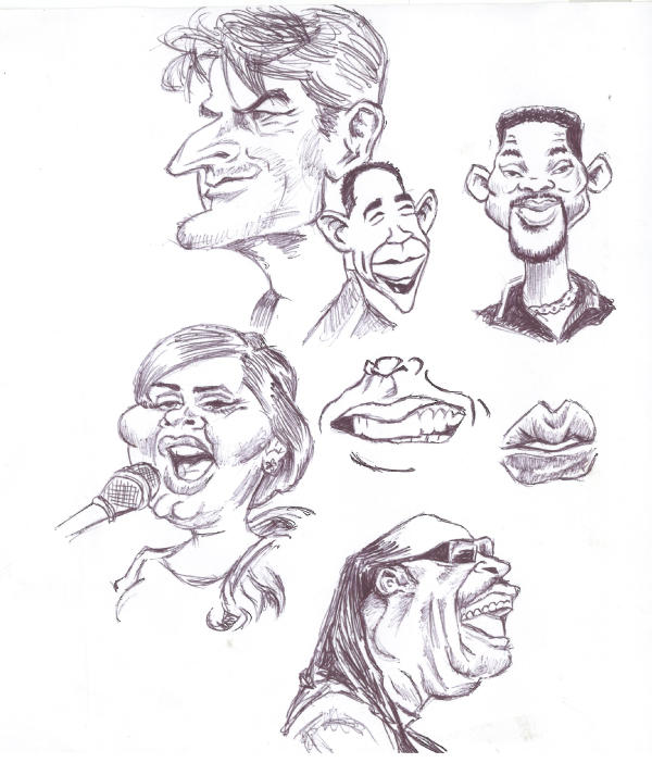 Celebrity caricature drawings by davkagimba on DeviantArt Celebrity caricature drawings by davkagimba on DeviantArt