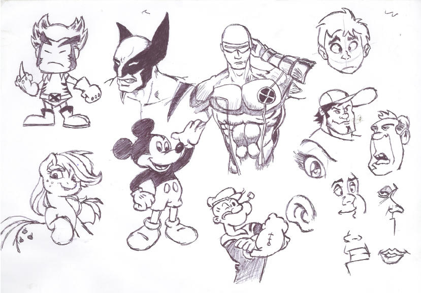 Cartoon drawings random#2 by davkagimba on DeviantArt