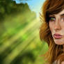digital painting - Irish Beauty