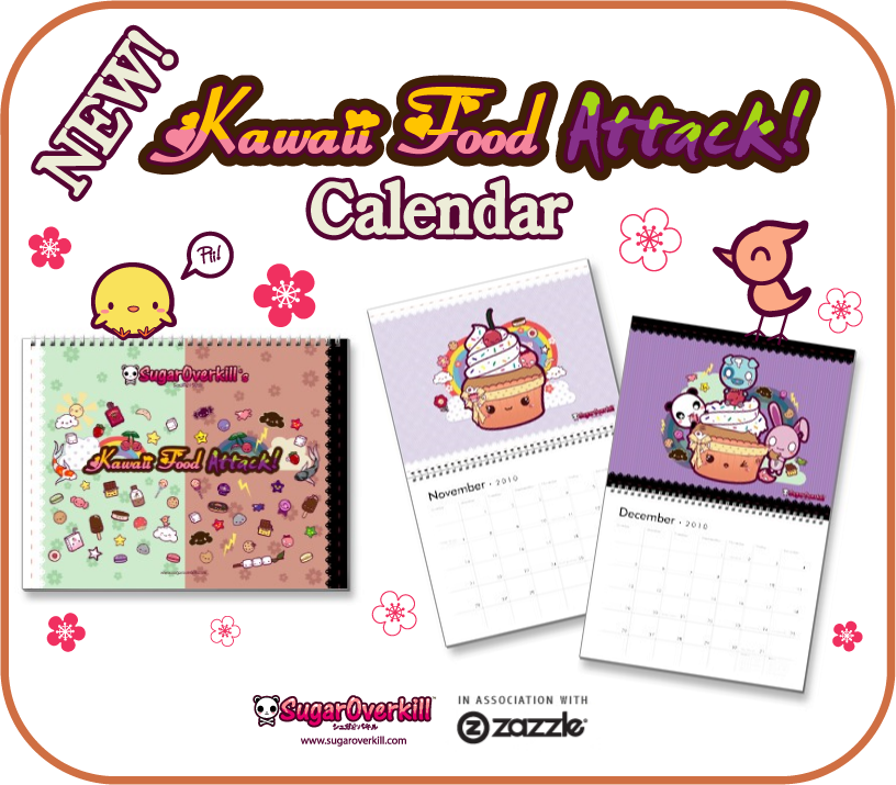 Kawaii Food Attack Calendar