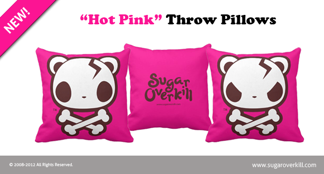 Hot Pink Throw Pillows