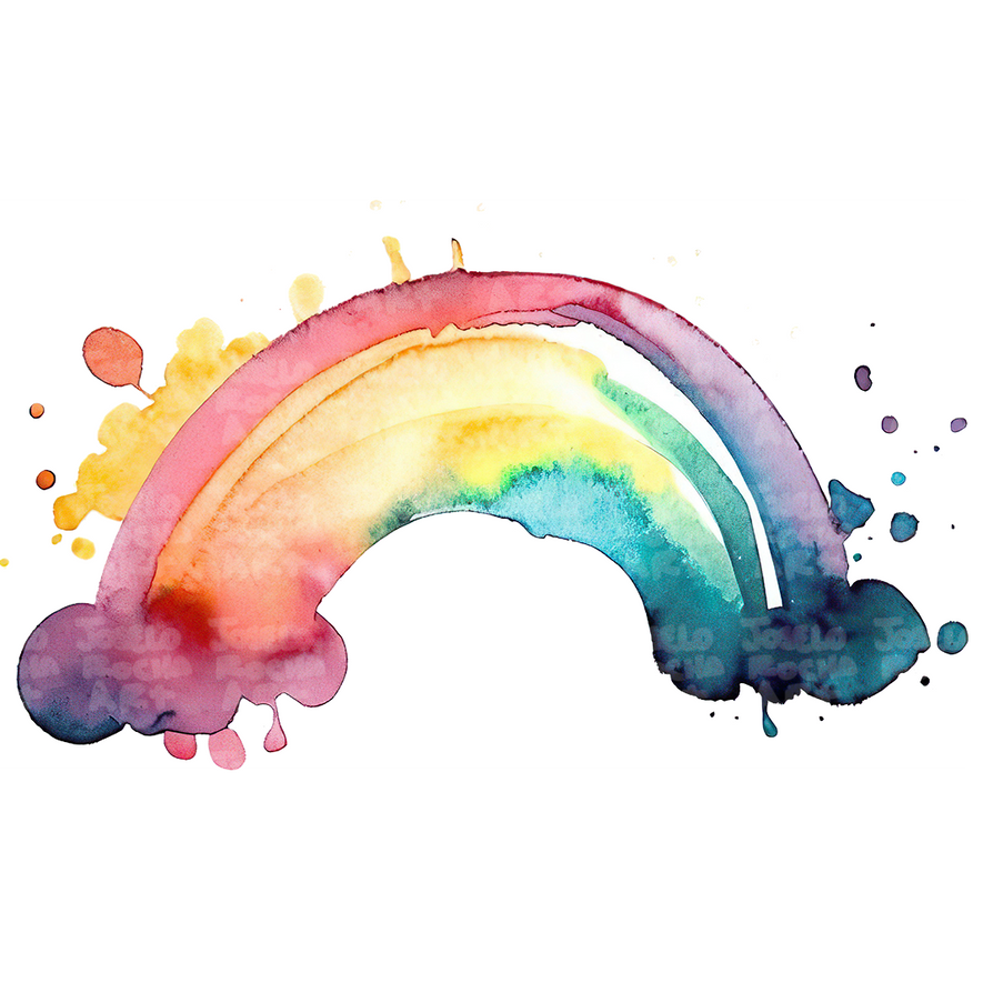 Watercolor Rainbow Splash By Joselorochaart On Deviantart