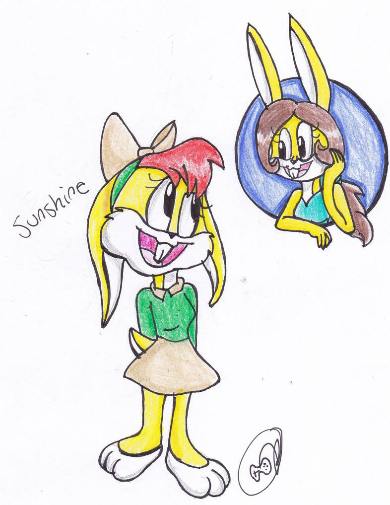 Sunshine bunny :Tiny Toon: (Sunny) by yoshiyoshi700 on DeviantArt
