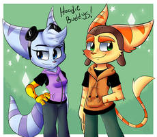 Hoodie Lombax Buddies