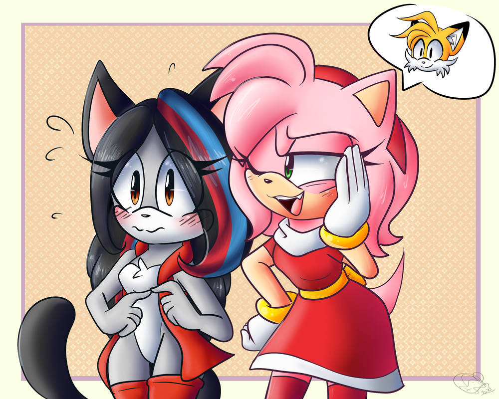 Sonic Exe And Amy Rose Drawing by ShadowFoxy - DragoArt
