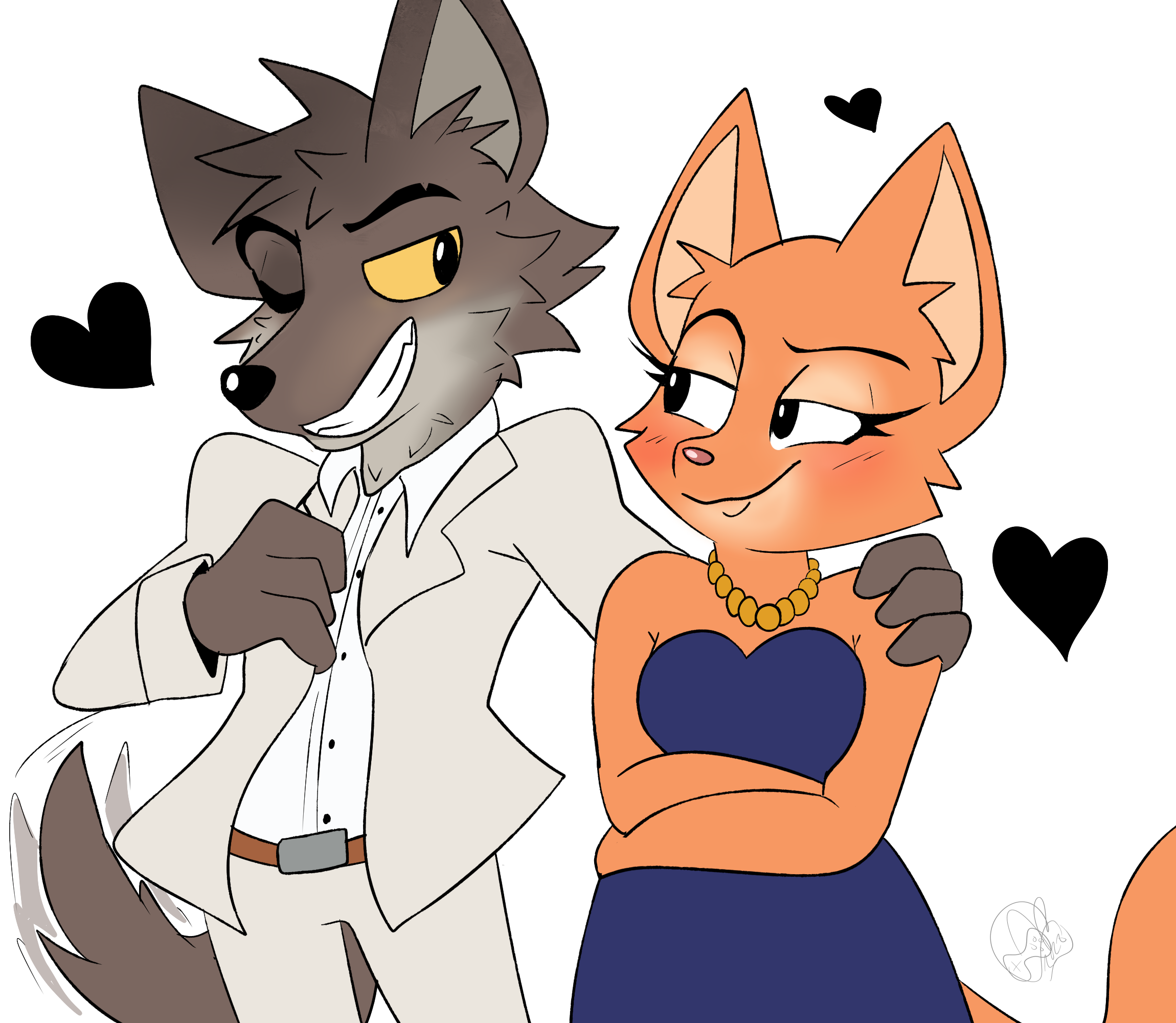 Wolf x Diane .:The Bad Guys Fanart:. by yoshiyoshi700 on DeviantArt