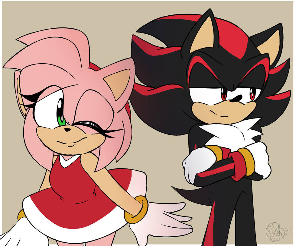 Shadow and Amy by yoshiyoshi700 on DeviantArt