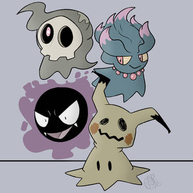 Pokémon (991x780 1,483 kB.)  Ghost type pokemon, Ghost pokemon, Pokemon