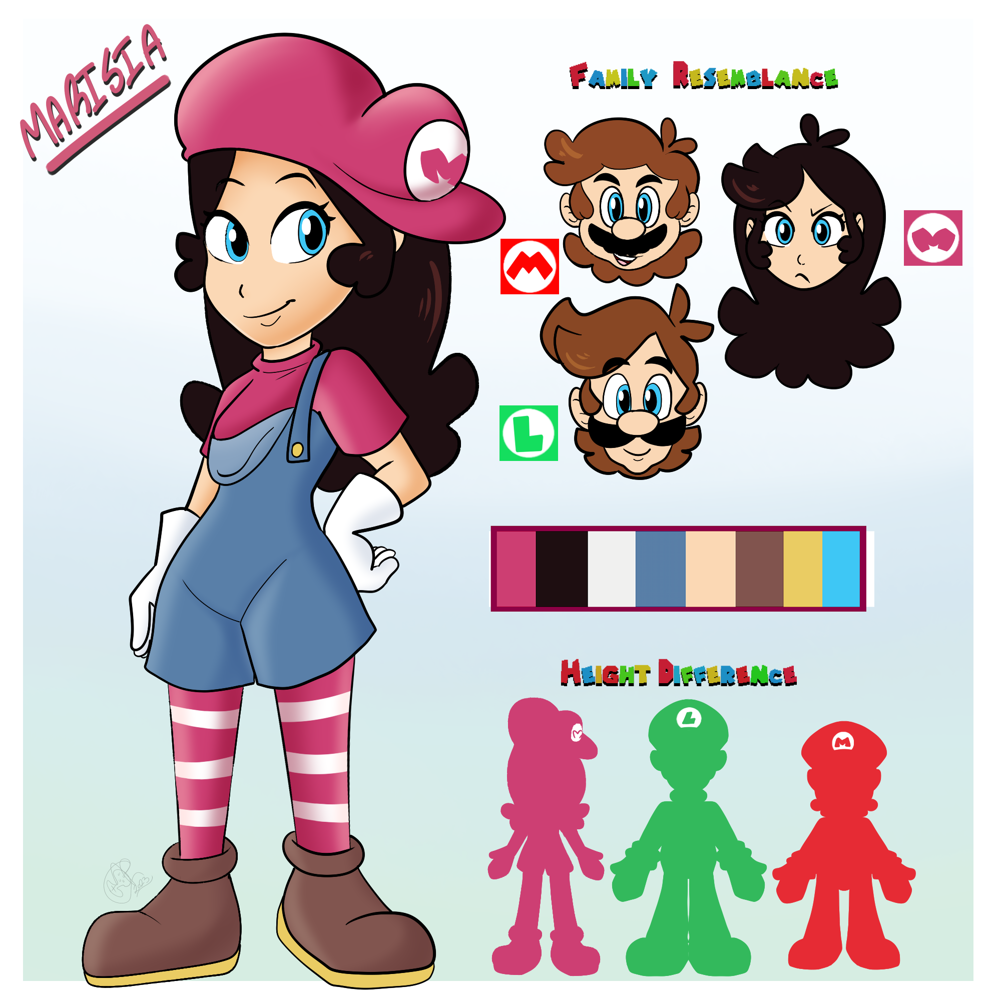 Oc Deviantart Marisia //Mario OC Redesign// by yoshiyoshi700 on DeviantArt