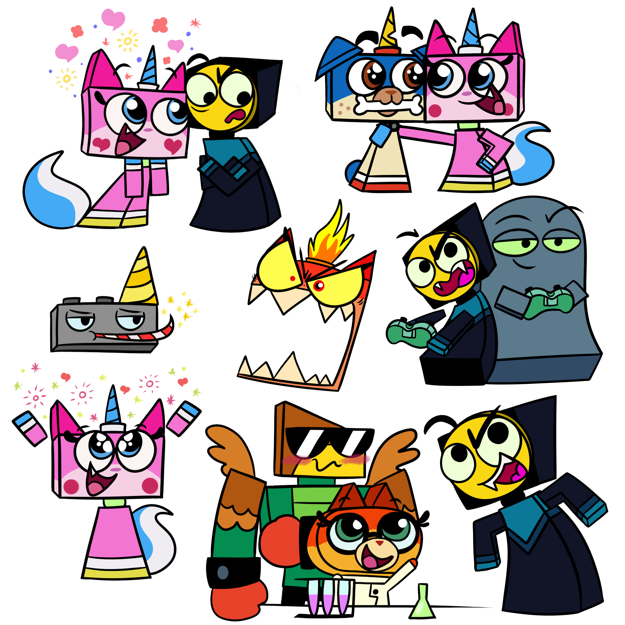 Unikitty meets Omega Flowey by Inker275 on DeviantArt