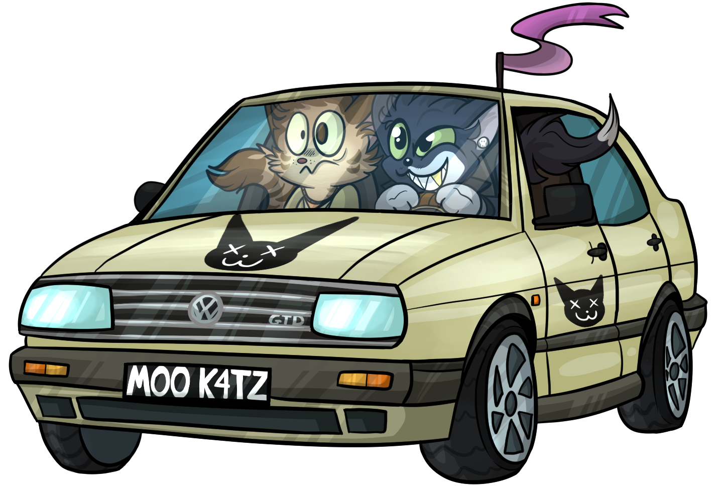 Pyre and Lucy On The Road by X-BlackPearl-X on DeviantArt