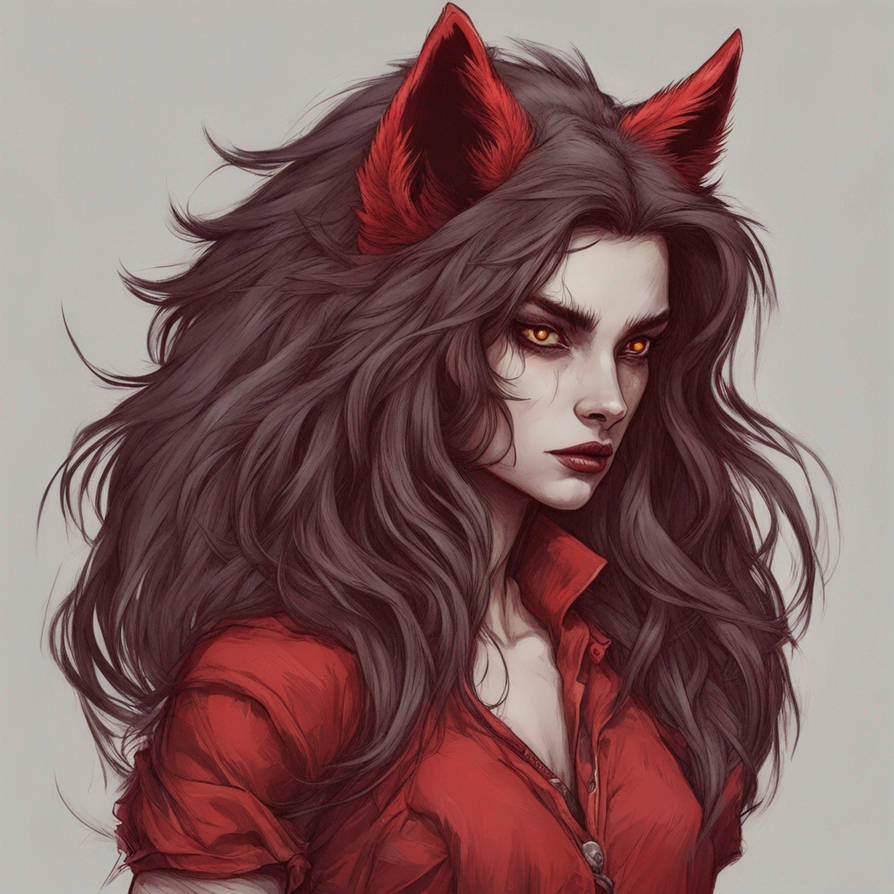 Delta Red Werewolf Female red werewolf by Nicholas2318 on DeviantArt