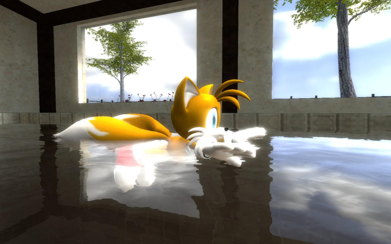 Tails Pool Tails likes the pool (part 5) by TAILSANDCOSMOXCREAM on DeviantArt