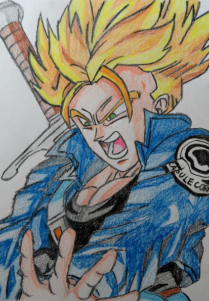 Dragonball Z Super Saiyan Trunks By Dbzlover11 On Deviantart