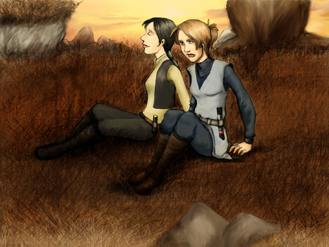 Exile and Revan in Dantooine