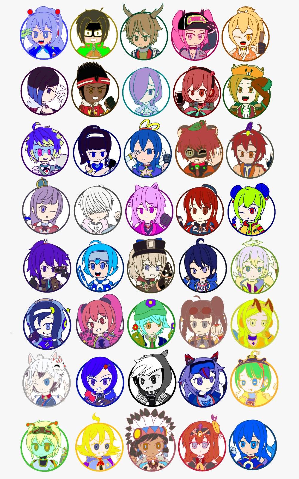 37 Roster Deviantart Rebelz Full Roster (Profile Pictures) by BloonDice on DeviantArt