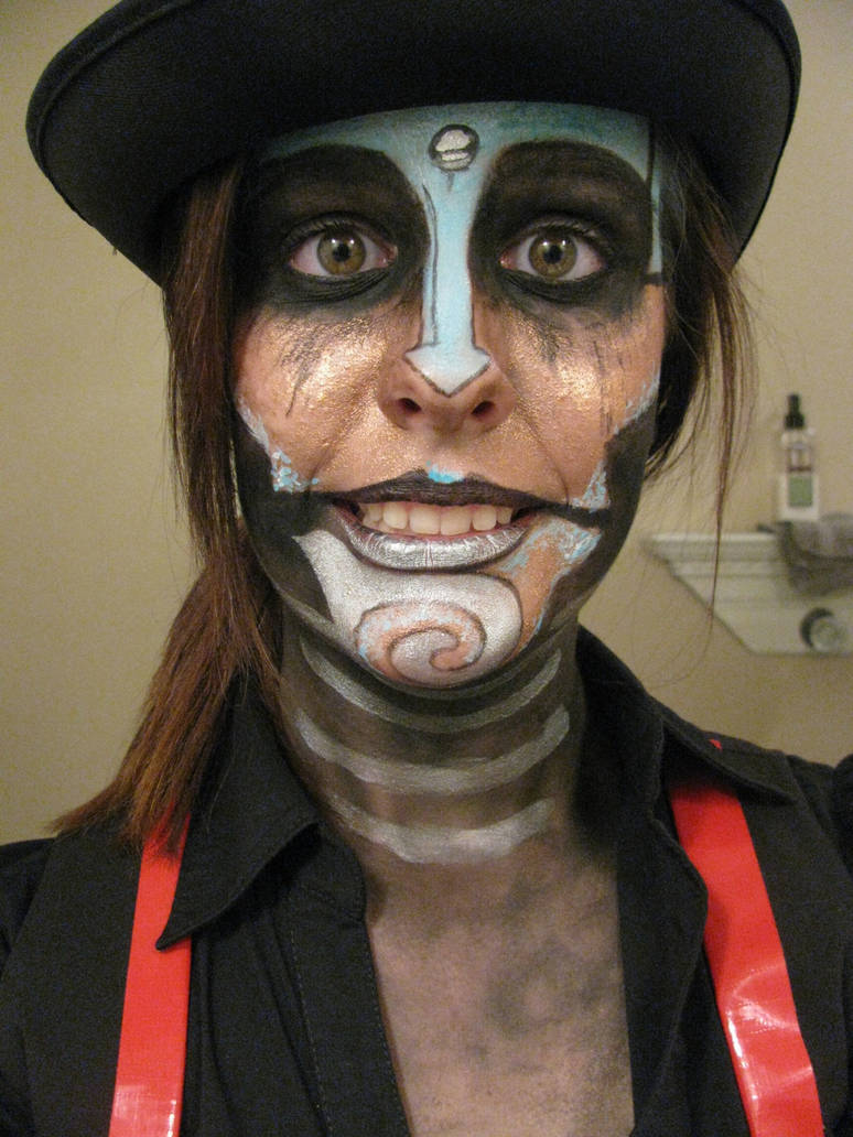 Rabbit Make-up: Steam Powered Giraffe by sinister7showdown on DeviantArt