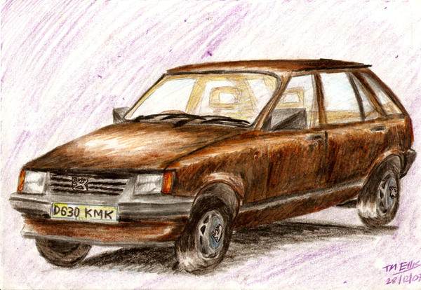 1986 Vauxhall Nova 1 0 5door By Elstro On Deviantart
