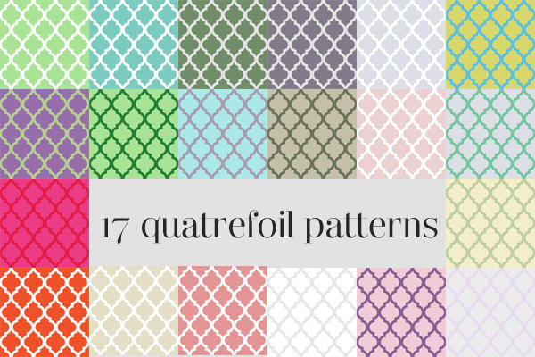 Quartrafore Pattern 17 quatrefoil patterns by thatdesigngrl on DeviantArt