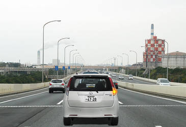 PJ Berri and Sweety Bancha in Tokyo Expressway