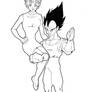 Bulma And  Vegeta