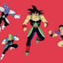 Bardock Attacked Colored