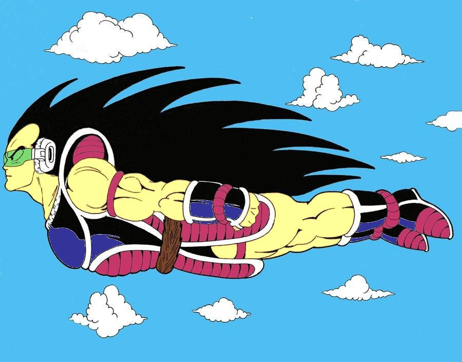 Raditz Takes Fight Colored by Nes44Nes on DeviantArt