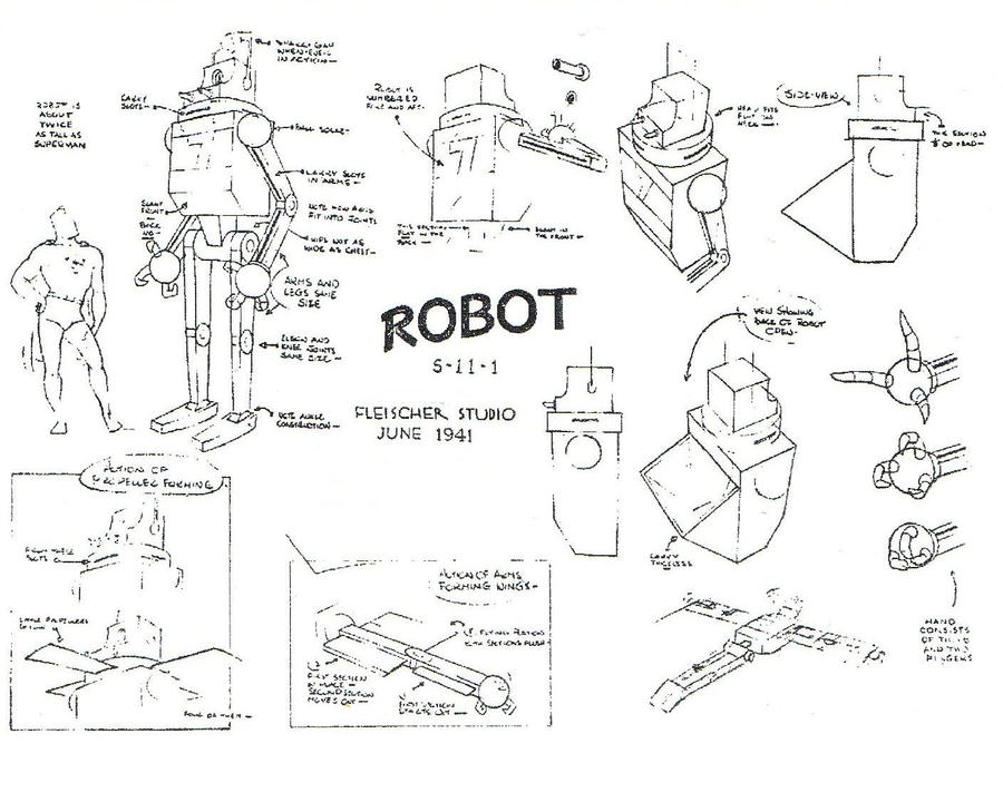 Robot Model Sheet by Nes44Nes on DeviantArt
