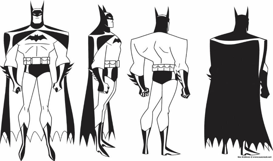 Batman JLA Model Sheet 1