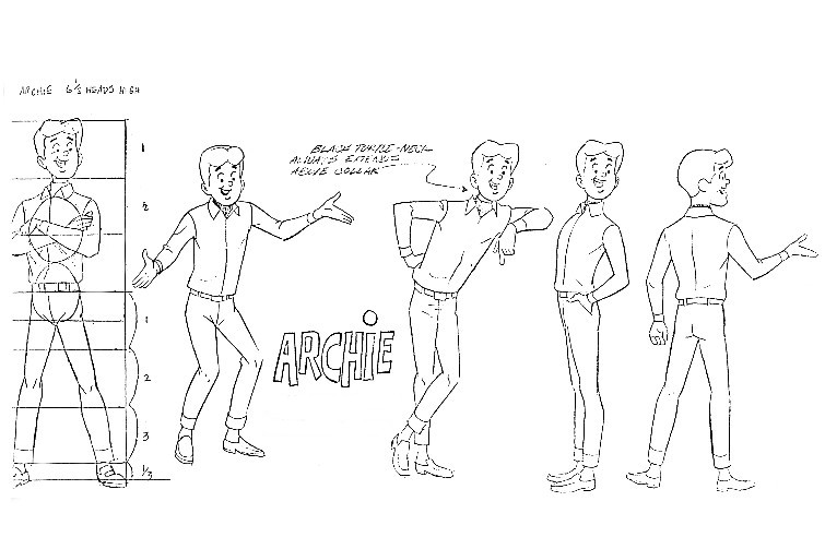 Archie Form Archie Model Sheet by Nes44Nes on DeviantArt