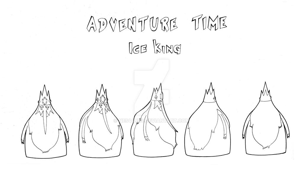 Ice King-Model Sheet Turn-around by Nes44Nes on DeviantArt