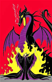 Sleeping Beauty - Maleficent Transformed Dragon