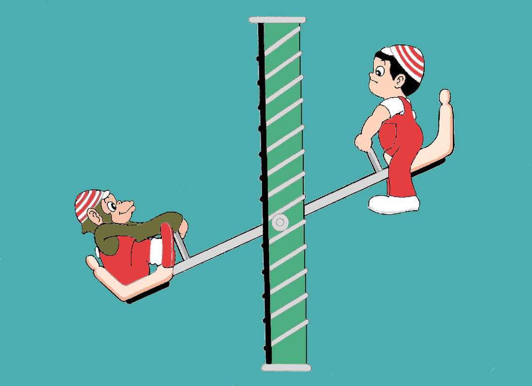 Speed Racer Spritle and Chim-chim on See-Saw by Nes44Nes on DeviantArt