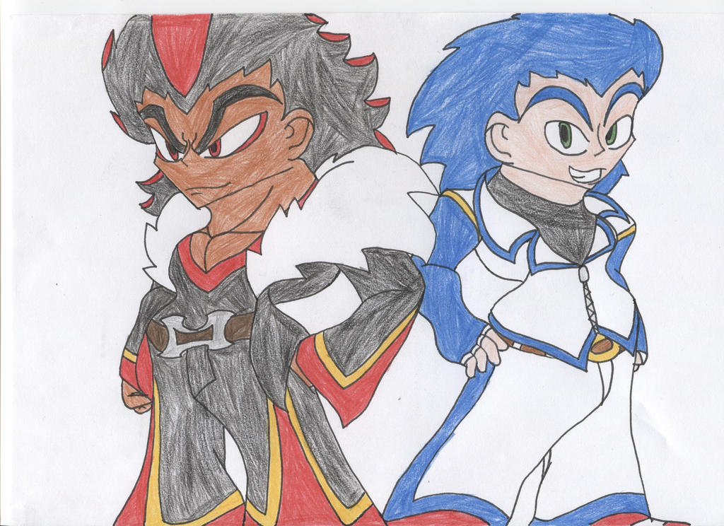 Sonic and Shadow the Hedgehog Humanized by sonicfan546 on DeviantArt