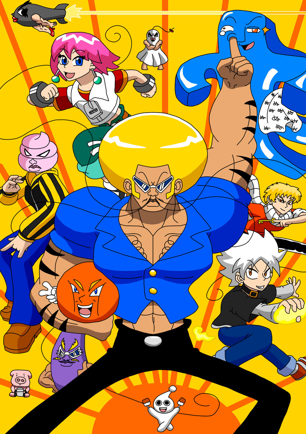 My Favorite Anime-Bobobo-bo Bo-bobo by GalaxyStar-X on DeviantArt